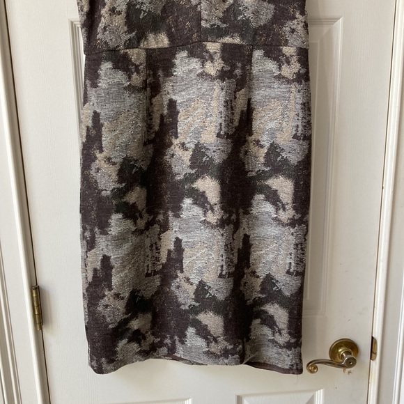 Banana republic new with tags A-line dress with metallic threading - Picture 3 of 10